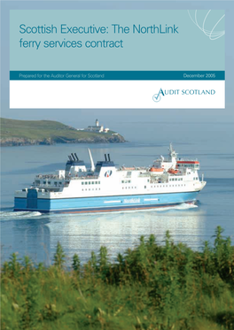 The Northlink Ferry Services Contract