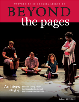 Archives Students, Faculty Create Theatre Production Through Into Art Special Collections Research