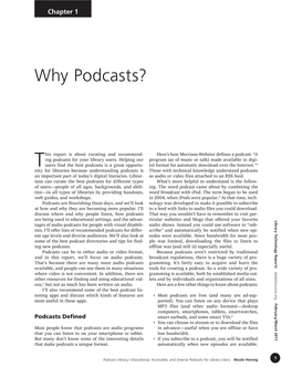 Why Podcasts?