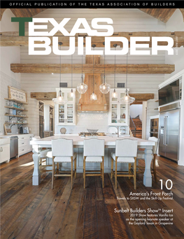 July/August 2019 Texas Builder Magazine