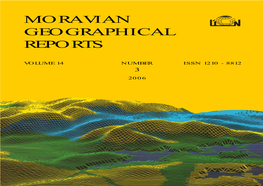 Moravian Geographical Reports