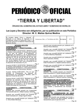 Periódico Oficial