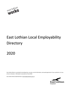 Download This PDF: Employability Directory