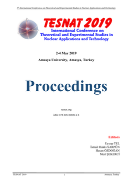 2-4 May 2019 Amasya University, Amasya, Turkey Editors