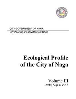 Ecological Profile of the City of Naga 2016-30