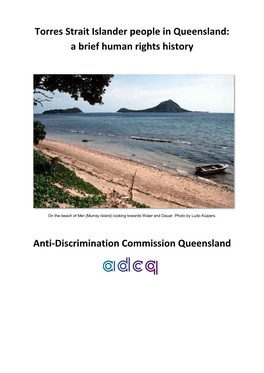 Torres Strait Islander People in Qld: a Brief Human Rights History