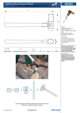 Splitting Maul Mallets