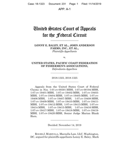 United States Court of Appeals for the Federal Circuit ______