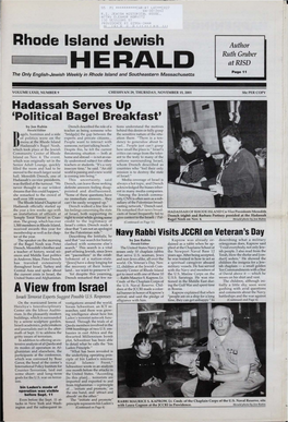 HERALD Atrisd Page 11 the Only English-Jewish Weekly in Rhode Island and Southeastern Massachusetts