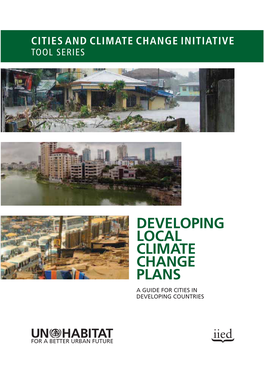 Developing Local Climate Change Plans
