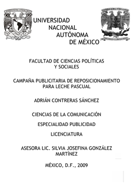 Universidad Nacional Autónoma De México