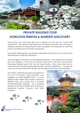 Private Walking Tour Kowloon Temples & Markets