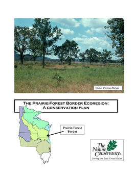 The Prairie-Forest Border Ecoregion: a Conservation Plan
