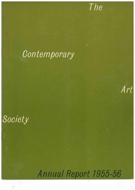 Contemporary Art Society Annual Report 1955-56