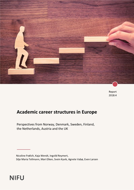 Academic Career Structures in Europe