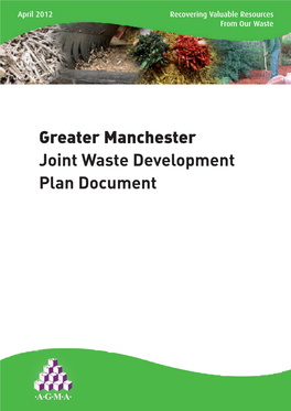 Greater Manchester Joint Waste Development Plan Document
