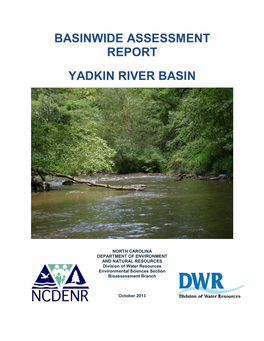 Basinwide Assessment Report Yadkin River Basin