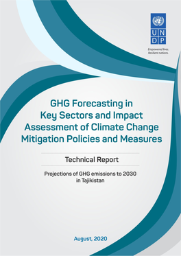 Undp Tjk Report GHG Projectio