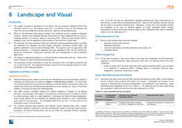 8 Landscape and Visual