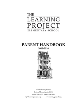 Parent Handbook 2012-2013