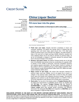 China Liquor Sector