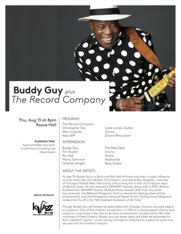 Buddy Guy Plus the Record Company