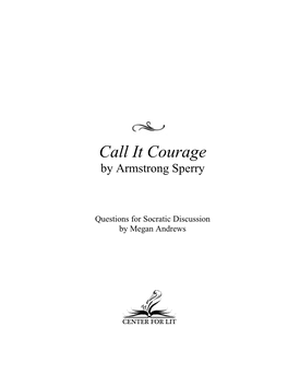 Call It Courage by Armstrong Sperry