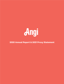 2020 Annual Report & 2021 Proxy Statement