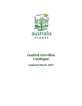 Grafted Grevillea Catalogue