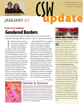 Gendered Borders