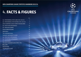 2013/14 UEFA Champions League Statistics Handbook