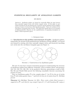 Statistical Regularity of Apollonian Gaskets 11