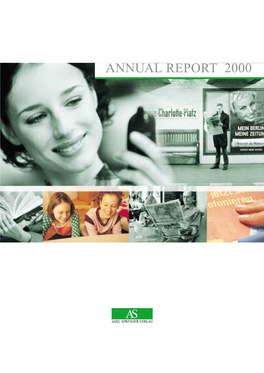 ANNUAL REPORT 2000 Group Key Data