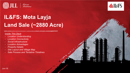 Mota Layja Land Sale (~2880 Acre)