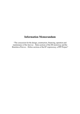 Information Memorandum with Schedules.Pdf