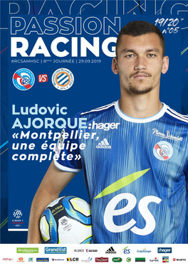 AJORQUE «Montpellier, Une Équipe Complète» Boulanger, Sponsor Officiel Fier D’Être Partenaire Officiel Du Racing