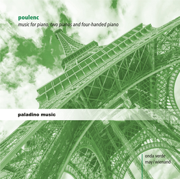 Poulenc Music for Piano, Two Pianos and Four-Handed Piano
