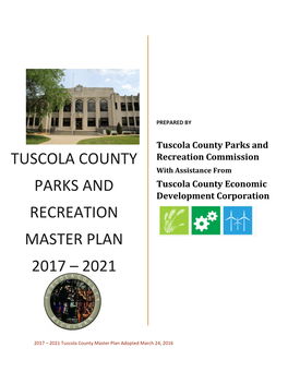 Tuscola County Parks and Recreation Master Plan 2017 – 2021