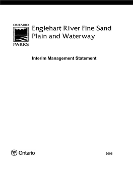 Englehart River Fine Sand Plain and Waterway