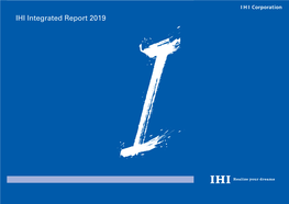 IHI Integrated Report 2019 Corporate Philosophy