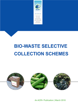 Bio-Waste Selective Collection Schemes