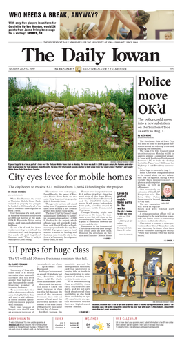 Iowa City, Iowa - Tuesday, July 13, 2010 News Dailyiowan.Com for More News