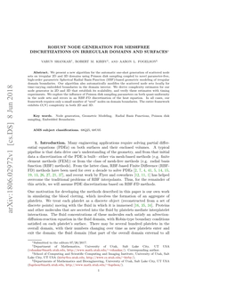 Robust Node Generation for Meshfree Discretizations on Irregular Domains and Surfaces∗