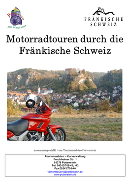 Motorradtouren Durch Die Fränkische Schweiz