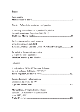 Ernesto Tornquist Y El Proyecto De Unificación De Deudas De 1901