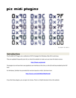 Piz Midi Plugins