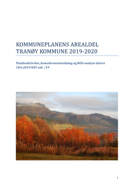 Kommuneplanens Arealdel Tranøy Kommune 2019-2020