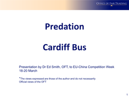 Predation Cardiff