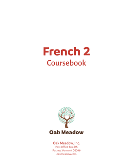 French 2 Coursebook