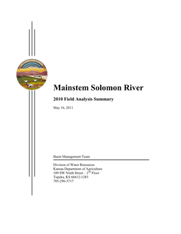 Mainstem Solomon River